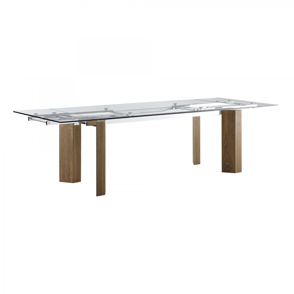 SKORPIO EXTENDABLE GLASS DINING TABLE - Atmosphere Interiors