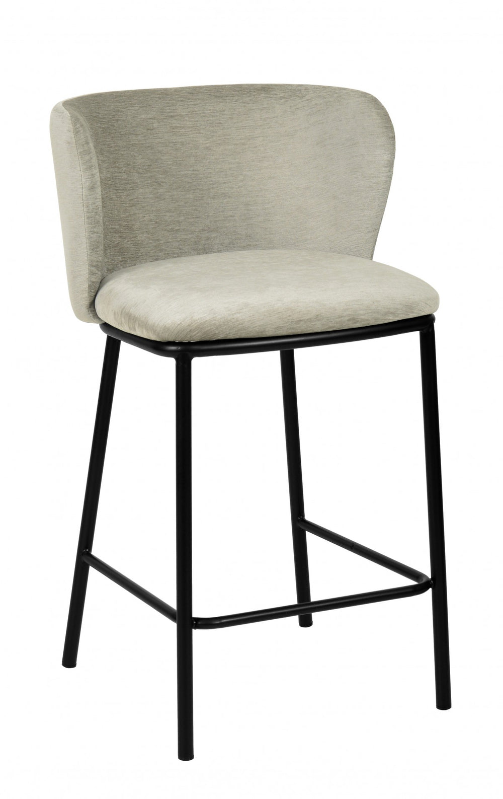 Bessie - Modern Grey Counter Stool Set of 2 - Atmosphere Interiors