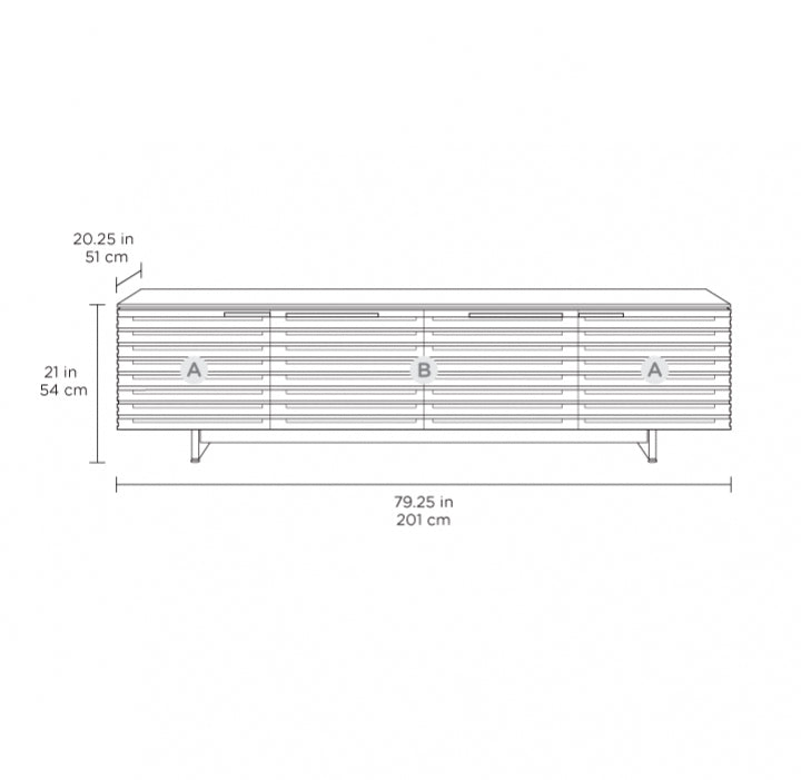 BDI Corridor 8173 Modern TV Stand & Media Console - Atmosphere Interiors