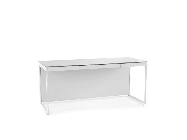 BDI Centro 6401 Modern White Home Office Desk - Atmosphere Interiors