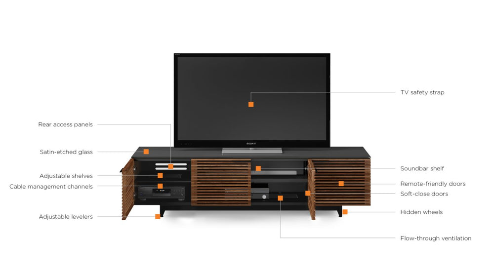 BDI Corridor 8173 Modern TV Stand & Media Console - Atmosphere Interiors
