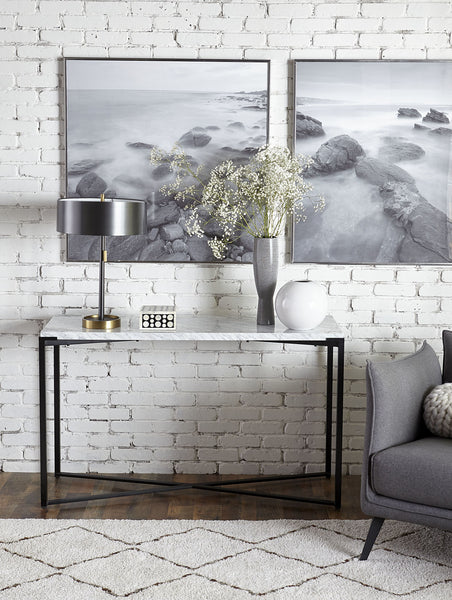 Saxton Marble Console Table - Atmosphere Interiors