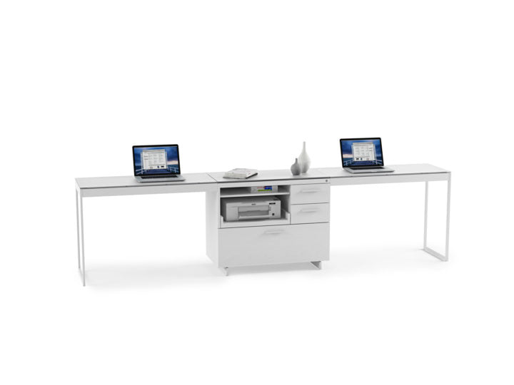 BDI Centro 6402 Modern Office Desk Return - Atmosphere Interiors